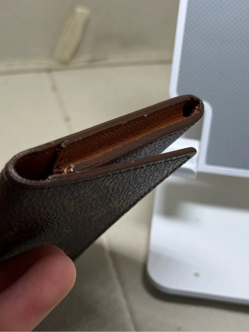 Authentic LOUIS VUITTON Monogram Enveloppe cult de Visite M62920 Card Case #...
